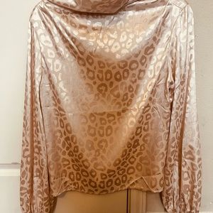 Silk material blouse